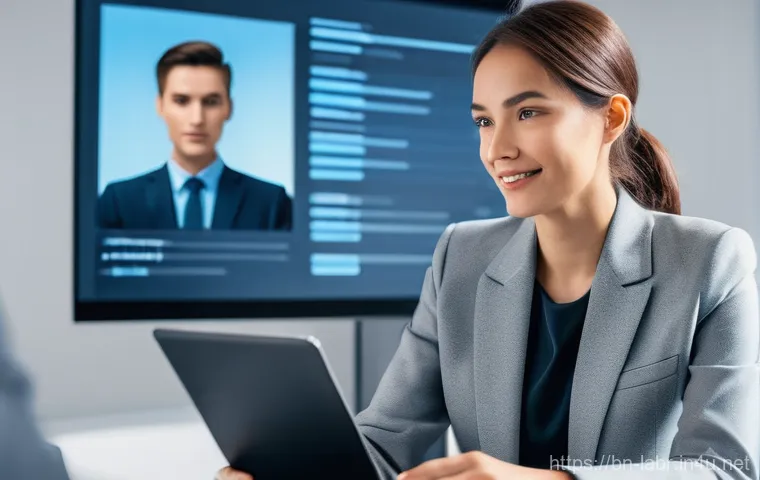 노무사 이직 성공을 위한 준비 - **Prompt 1: The Evolving HR Professional: Embracing Technology and Empathy**
    "A diverse group of...